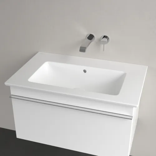 VILLEROY BOCH Skříňkové umyvadlo Venticello, 800 x 500 x 165 mm, bílá Alpine CeramicPlus, s přepadem #41048JR1, obrázek 4