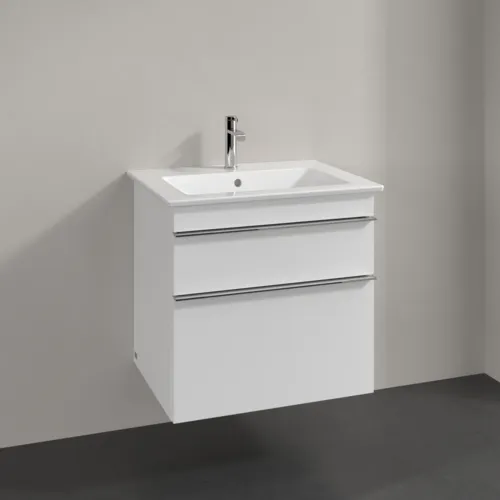 VILLEROY BOCH Venticello toaletní skříňka, 2 zásuvky, 603 x 590 x 502 mm, lesklá bílá / lesklá bílá #A92401DH, obrázek 2