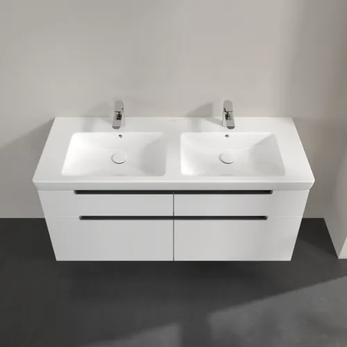 VILLEROY BOCH Subway 2.0 Vanity unit, 4 zásuvky, 1287 x 590 x 449 mm, lesklá bílá #A91710DH, obrázek 4