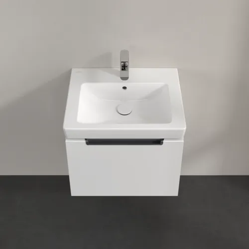 VILLEROY BOCH Subway 2.0 Vanity unit, 1 zásuvka, 537 x 420 x 423 mm, lesklá bílá #A68610DH, obrázek 4