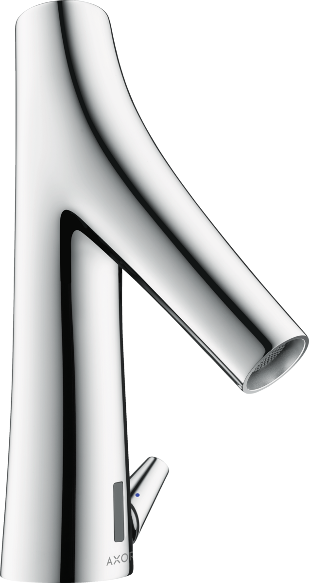 HANSGROHE AXOR Starck Organic Elektronická umyvadlová baterie s ovládáním teploty, bateriový provoz #12171000 - chrom