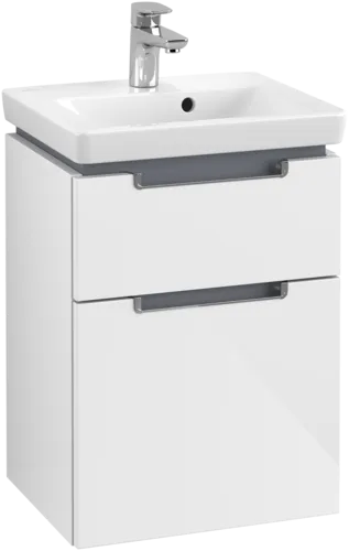 VILLEROY BOCH Subway 2.0 Vanity unit, 2 zásuvky, 440 x 590 x 351 mm, lesklá bílá #A90610DH