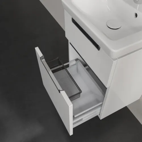 VILLEROY BOCH Subway 2.0 Vanity unit, 2 zásuvky, 440 x 590 x 351 mm, lesklá bílá #A90610DH, obrázek 6