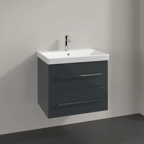 VILLEROY BOCH Avento toaletní skříňka, 2 zásuvky, 630 x 514 x 484 mm, Crystal Grey #A89000B1, obrázek 2