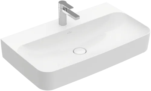 VILLEROY BOCH Umyvadlo Finion, 800 x 470 x 165 mm, bílá Alpine CeramicPlus, bez přepadu, broušené #41688LR1