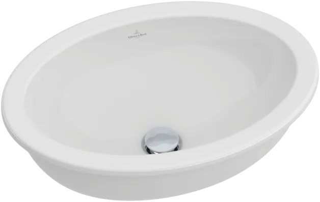 VILLEROY BOCH Podomítkové umyvadlo Loop & Friends, 485 x 325 x 215 mm, bílé Alpine, bez přepadu #61612101
