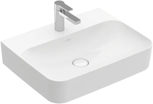 VILLEROY BOCH Umyvadlo Finion, 600 x 470 x 164 mm, bílá Alpine CeramicPlus, bez přepadu, broušené #41686LR1