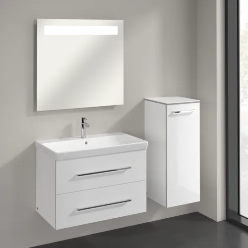 VILLEROY BOCH Boční skříňka Avento, 1 dvířka, 350 x 890 x 405 mm, Crystal White #A89501B4, obrázek 2