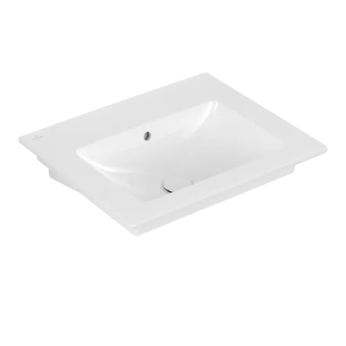VILLEROY BOCH Umyvadlo Venticello, 600 x 505 x 165 mm, bílá Alpine CeramicPlus, s přepadem #412462R1