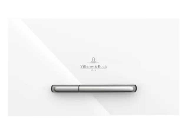 VILLEROY BOCH Instalační systémy ViConnect WC deska 300G, 2splachovací, sklo lesklé bílé #922160RE