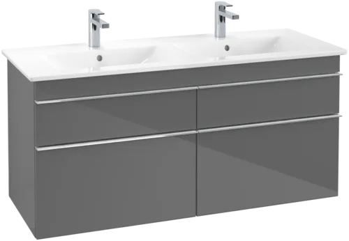 VILLEROY BOCH Venticello toaletní skříňka, 4 výsuvy, 1253 x 590 x 502 mm, lesklá šedá / lesklá šedá #A93001FP, obrázek 1