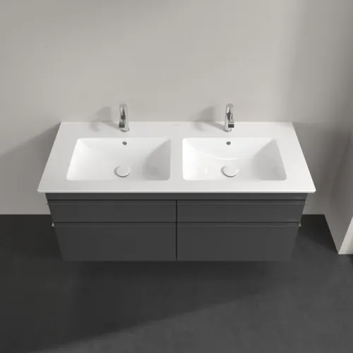 VILLEROY BOCH Venticello toaletní skříňka, 4 výsuvy, 1253 x 590 x 502 mm, lesklá šedá / lesklá šedá #A93001FP, obrázek 4