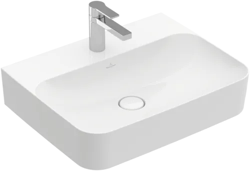 VILLEROY BOCH Umyvadlo Finion, 600 x 470 x 164 mm, bílá Alpine CeramicPlus, bez přepadu #416861R1