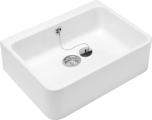 VILLEROY BOCH Dřez O.novo, 595 x 500 x 200 mm, bílý Alpine, s přepadem #63220001
