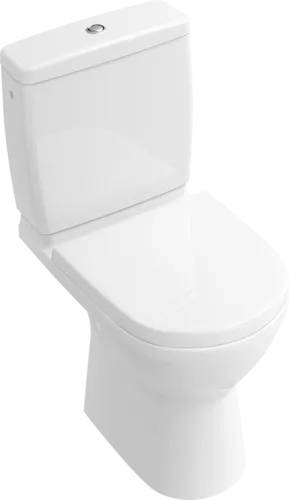 VILLEROY BOCH O.novo Omyvatelné WC Kompaktní bez okrajů pro kombinaci, stojací, bílé Alpine CeramicPlus #5689R0R1