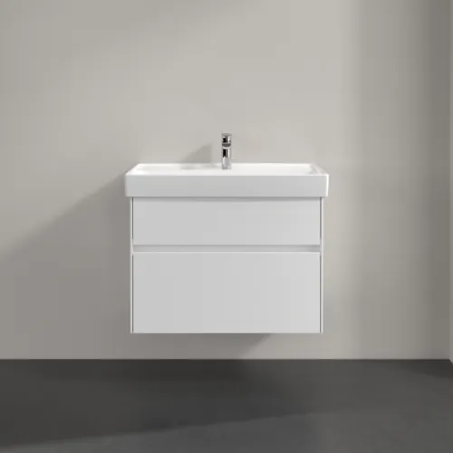VILLEROY BOCH Umyvadlová skříňka Collaro, 2 zásuvky, 754 x 546 x 444 mm, lesklá bílá #C01000DH, obrázek 3