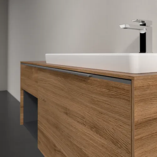 VILLEROY BOCH Subway 3.0 Vanity unit, 2 zásuvky, 1001 x 423 x 516 mm, dub Kansas / dub Kansas #C57100RH, obrázek 5