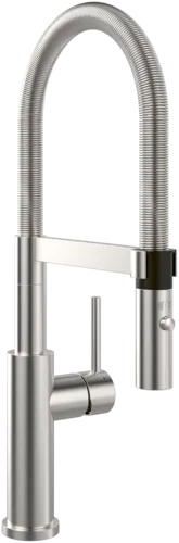 VILLEROY BOCH Kuchyňská baterie Steel Expert 2.0, vyrobená z nerezové oceli, masivní nerezová ocel #928000LC