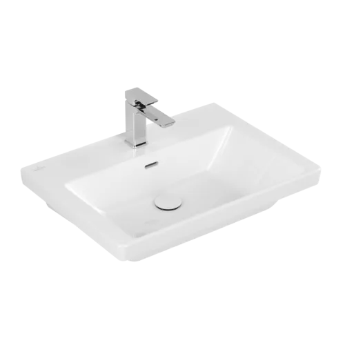 VILLEROY BOCH Umyvadlo Subway 3.0, 650 x 470 x 165 mm, bílé Alpine, s přepadem #4A706501