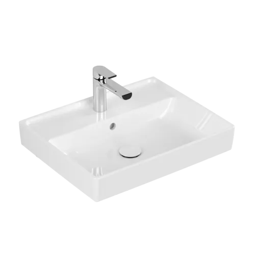 VILLEROY BOCH Umyvadlo Collaro, 550 x 440 x 160 mm, bílá Alpine CeramicPlus, s přepadem #4A3355R1