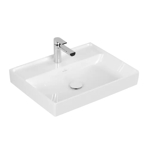 VILLEROY BOCH Umyvadlo Collaro, 600 x 470 x 160 mm, bílé Alpine CeramicPlus, bez přepadu #4A3361R1