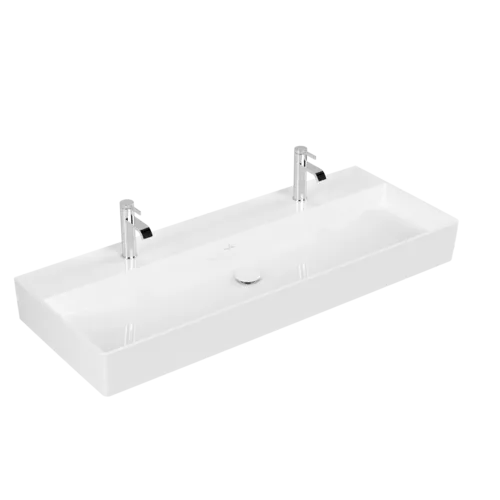 VILLEROY BOCH Umyvadlo Memento 2.0, 1200 x 470 x 150 mm, bílá Alpine CeramicPlus, bez přepadu #4A22C1R1