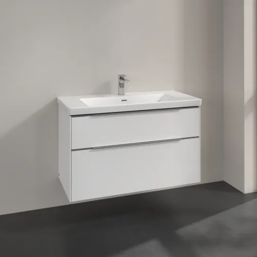 VILLEROY BOCH Subway 3.0 Vanity unit, 2 zásuvky, 973 x 576 x 478 mm, Brilliant White #C57000VE, obrázek 2