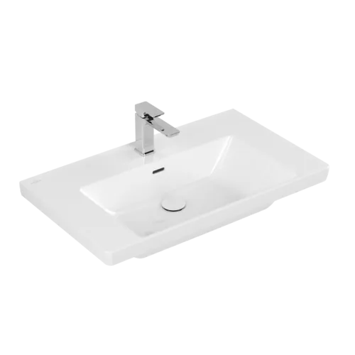 VILLEROY BOCH Skříňkové umyvadlo Subway 3.0, 800 x 470 x 165 mm, bílá alpská, s přepadem #4A708001