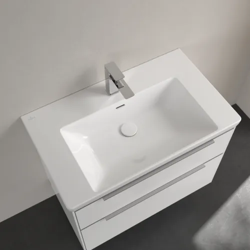 VILLEROY BOCH Umyvadlo Subway 3.0, 800 x 470 x 165 mm, bílé Alpine CeramicPlus, s přepadem #4A7080R1, obrázek 5