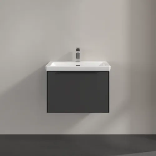 VILLEROY BOCH Subway 3.0 Vanity unit, 1 zásuvka, 622 x 429 x 478 mm, grafitová barva #C57502VR, obrázek 4