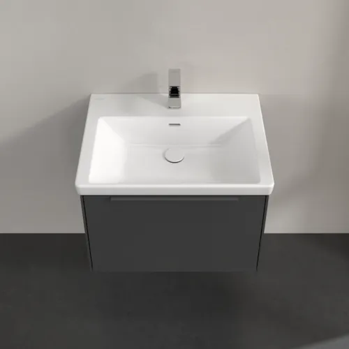 VILLEROY BOCH Subway 3.0 Vanity unit, 1 zásuvka, 622 x 429 x 478 mm, grafitová barva #C57502VR, obrázek 5