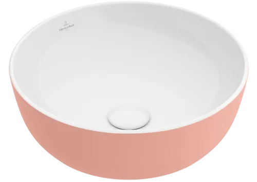 VILLEROY BOCH Umyvadlo na desku Artis, 430 x 430 x 130 mm, prášek, bez přepadu #417943BCT0