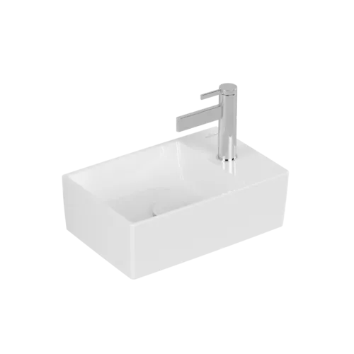 VILLEROY BOCH Umyvadlo Memento 2.0, 400 x 260 x 111 mm, bílá Alpine CeramicPlus, bez přepadu #432340R1