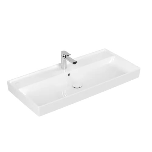 VILLEROY BOCH Umyvadlo na skříňku Collaro, 1000 x 470 x 160 mm, bílá Alpine CeramicPlus, s přepadem, leštěné #4A331GR1