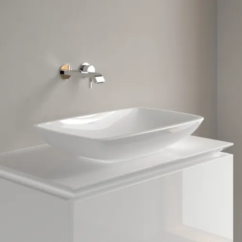 VILLEROY BOCH Umyvadlo na desku Loop & Friends, 585 x 380 x 110 mm, bílá Alpine CeramicPlus, s přepadem #515400R1, obrázek 3