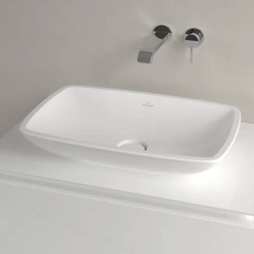 VILLEROY BOCH Umyvadlo na desku Loop & Friends, 585 x 380 x 110 mm, bílá Alpine CeramicPlus, s přepadem #515400R1, obrázek 4