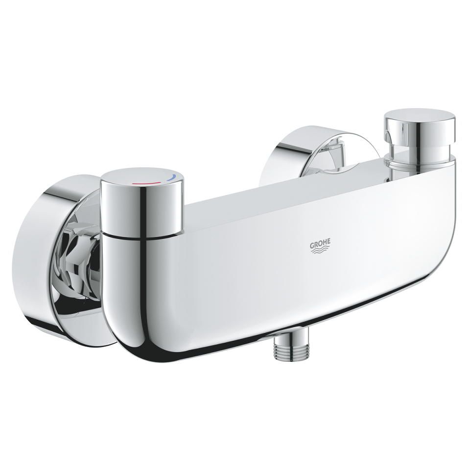 GROHE Eurosmart Cosmopolitan T Samouzávěrná sprchová baterie DN 15 se směšováním a nastavitelným omezovačem teploty Chrom #36320000