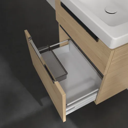 VILLEROY BOCH Subway 2.0 Vanity unit, 2 zásuvky, 587 x 590 x 454 mm, dub severský #A90910VJ, obrázek 6