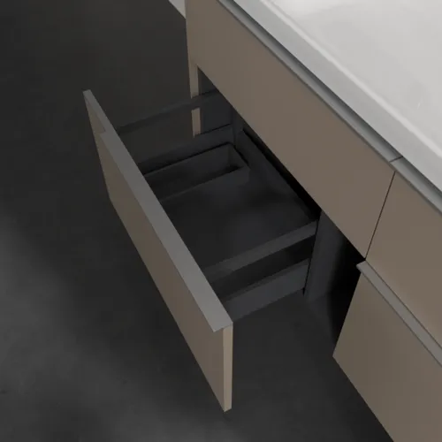 VILLEROY BOCH Subway 3.0 Vanity unit, 4 zásuvky, 1272 x 576 x 478 mm, Taupe #C60200VM, obrázek 6