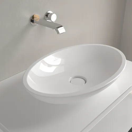 VILLEROY BOCH Umyvadlo na desku Loop & Friends, 585 x 380 x 110 mm, bílá Alpine CeramicPlus, s přepadem #515100R1, obrázek 8
