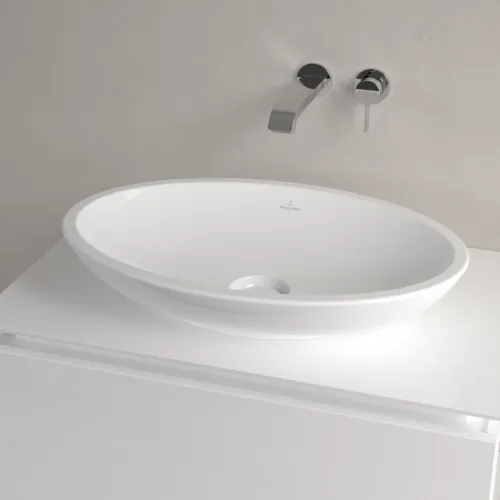 VILLEROY BOCH Umyvadlo na desku Loop & Friends, 630 x 430 x 120 mm, bílá Alpine CeramicPlus, bez přepadu #515111R1, obrázek 4