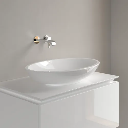 VILLEROY BOCH Umyvadlo na desku Loop & Friends, 630 x 430 x 120 mm, bílá Alpine CeramicPlus, bez přepadu #515111R1, obrázek 3