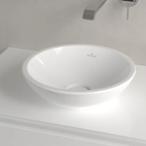 VILLEROY BOCH Umyvadlo na desku Loop & Friends, 380 x 380 x 110 mm, bílá Alpine, bez přepadu #51480101, obrázek 4