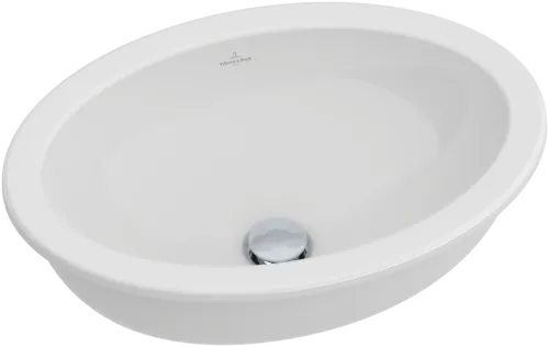 VILLEROY BOCH Podomítkové umyvadlo Loop & Friends, 485 x 325 x 215 mm, bílé Alpine CeramicPlus, bez přepadu #616121R1