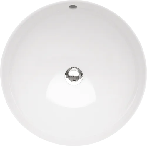 VILLEROY BOCH Podomítkové umyvadlo Loop & Friends, 380 x 380 x 210 mm, bílá Alpine CeramicPlus, s přepadem #618038R1