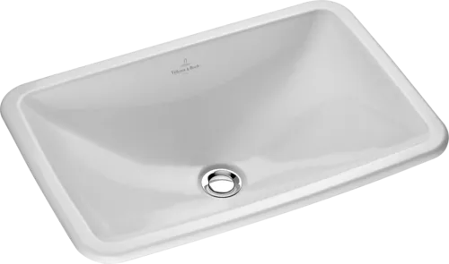 VILLEROY BOCH Umyvadlo na míru Loop & Friends, 600 x 405 x 185 mm, alpská bílá, s přepadem, neleštěné #61450001