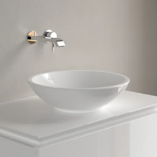 VILLEROY BOCH Umyvadlo na desku Loop & Friends, 430 x 430 x 120 mm, bílá Alpine CeramicPlus, bez přepadu #514401R1, obrázek 3