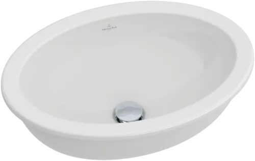 VILLEROY BOCH Podomítkové umyvadlo Loop & Friends, 485 x 325 x 215 mm, bílá Alpine CeramicPlus, s přepadem #616120R1