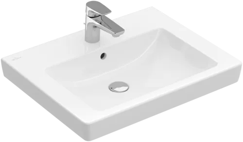 VILLEROY BOCH Umyvadlo Subway 2.0, 600 x 470 x 155 mm, bílé Alpine CeramicPlus, s přepadem #711360R1, obrázek 2