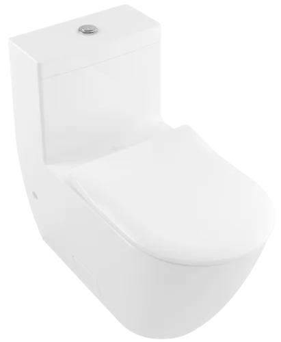 VILLEROY BOCH WC sedátko Subway 2.0 SlimSeat, s měkkým zavíráním, s odnímatelným sedátkem (QuickRelease), White Alpine #9M78S101